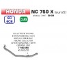 Collecteur d'echappement racing ARROW HONDA NC700S NC700X NX750S NC750X INTEGRA 1