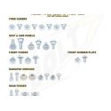 Kit vis pour plastiques HONDA CR125 CR250 2000-2007 CRF450R 2002-2004