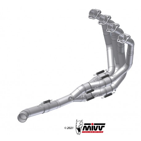 Collecteur d'échappement décatalysé KAWASAKI Z900 A2 2017-2021