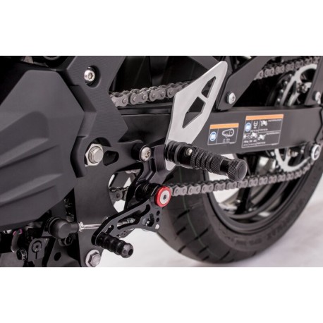 Commandes reculées réglables GILLES FXR KAWASAKI 400 NINJA 2018-2021