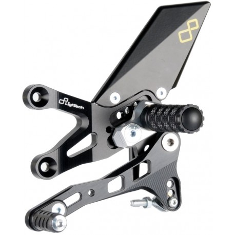 Commandes reculées fixes LIGHTECH sélection standard APRILIA RSV4 2009-2018 TUONO V4 2011-2017