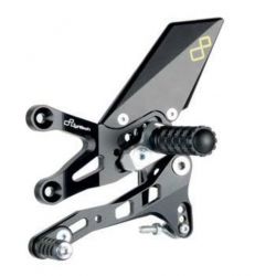 Commandes reculées réglables / repliables LIGHTECH sélection standard APRILIA RSV4 2019-2024
