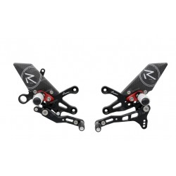 Commandes reculées réglables / repliables LIGHTECH sélection standard APRILIA RSV4 2019-2020