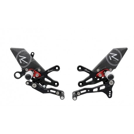 Commandes reculées racing réglables / repliables LIGHTECH sélection standard APRILIA RSV4 2019-2020