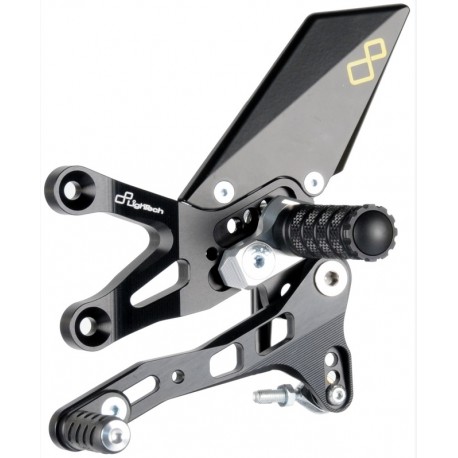 Commandes reculées réglables / repliables LIGHTECH sélection inversée APRILIA RSV4 2019-2020
