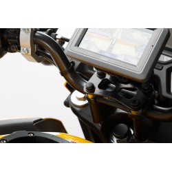 Support GPS pour guidon moto SW MOTECH BMW / Honda / Suzuki