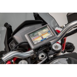 Support GPS SW MOTECH pour guidon moto MOTO GUZZI V85TT 2019-2024