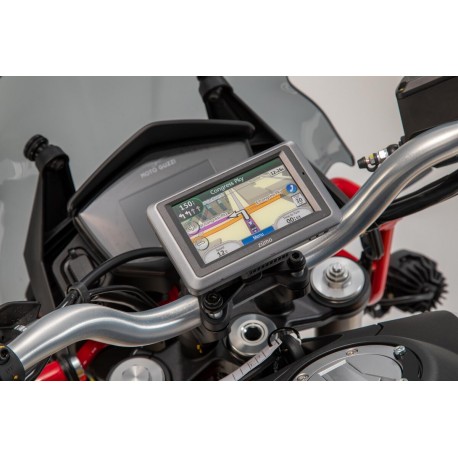 Support GPS SW MOTECH pour guidon moto MOTO GUZZI V85TT 2019-2021