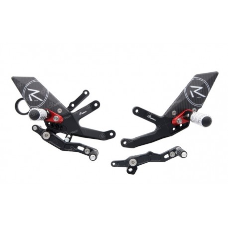 Commandes reculées racing réglables / repliables LIGHTECH sélection standard ou inversée BMW S1000RR 2019-2020 Commandes reculées racing réglables / repliables LIGHTECH sélection standard ou inversée BMW S1000RR 2019-2020