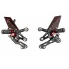 Commandes reculées racing réglables / repliables LIGHTECH sélection standard DUCATI PANIGALE 0