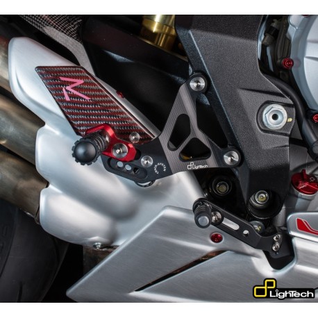 Commandes reculées racing réglables / repliables LIGHTECH sélection standard DUCATI PANIGALE