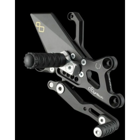 Commandes reculées réglables / repliables LIGHTECH sélection standard ou inversée HONDA CBR 1000 RR 2008-2019 Commandes reculées réglables / repliables LIGHTECH sélection standard ou inversée HONDA CBR 1000 RR 2008-2019