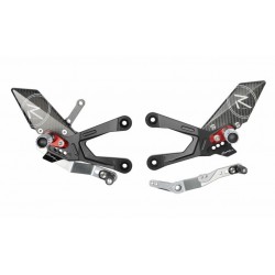 Commandes reculées réglables / repliables sélection standard KAWASAKI ZX6R 2005-2021
