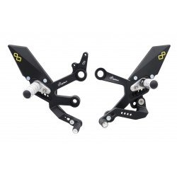 Commandes reculées fixes LIGHTECH sélection standard ou inversée KTM 790 DUKE 890 DUKE 2018-2021