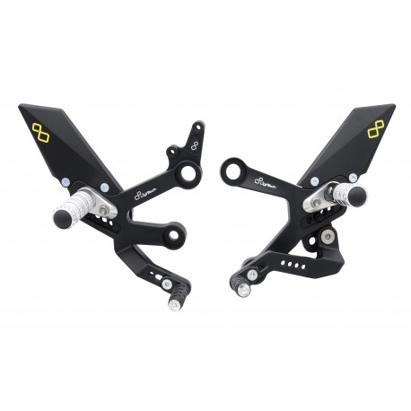 Commandes reculées fixes LIGHTECH sélection standard KTM 790 DUKE 890 DUKE 2018-2021