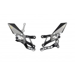 Commandes reculées fixes LIGHTECH sélection inversée YAMAHA YZF-R3 2015-2022