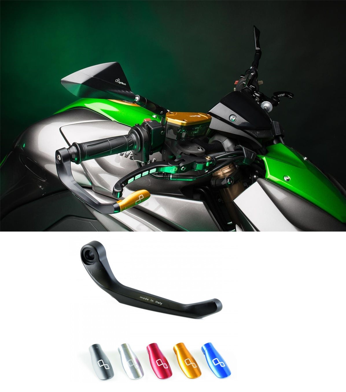 Protection de levier de frein moto en aluminium LIGHTECH pour votre moto  accessoires moto piste chez equip'moto
