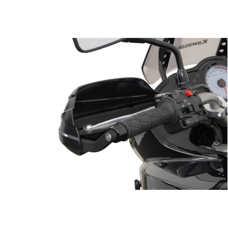 Protège-mains Pour BMW C650GT / C650 Sport - Bouclier De Protection Guidon - Plastique Gris - Réduit Le Vent Et Le Froid