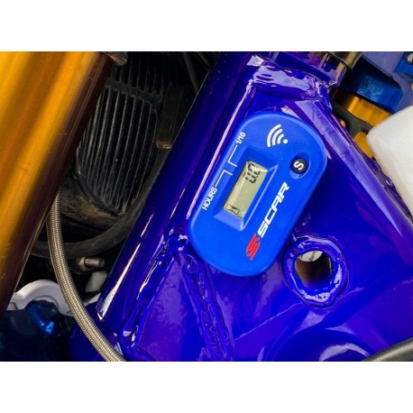 Compteur d'heure moto sans fil SCAR avec Batterie interne