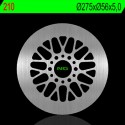 Disque de frein NG BRAKE DISC fixe 210 SUZUKI VS 1400 INTRUDER
