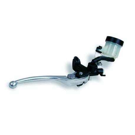 Maître-cylindre semi-radial de frein Ø19 Nissin Levier Argent