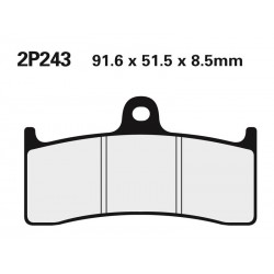 Plaquettes de frein route /Off-Road métal fritté NISSIN 2P-243ST