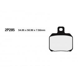 Plaquettes de frein Route /Off-Road métal fritté NISSIN 2P-285ST