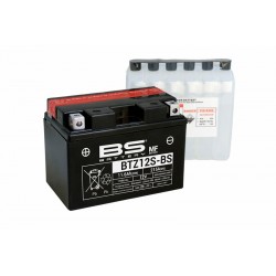Batterie moto BS BATTERY Haute-performance 12 Volts Sans entretien YTZ12S-BS BTZ12S