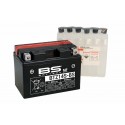 Batterie moto BS BATTERY Haute-performance 12 Volts Sans entretien YTZ14S-BS BTZ14S