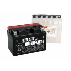 Batterie moto BS BATTERY Haute-performance 12 Volts YT12A-BS BT12A-BS