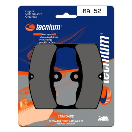 Plaquettes de frein Route organique TECNIUM MA52