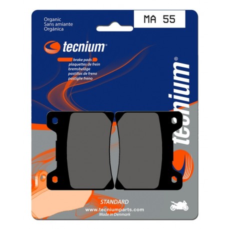 Plaquettes de frein TECNIUM route organique MA55 pour moto