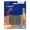 Plaquettes de frein TECNIUM Performance métal fritté MF77 0