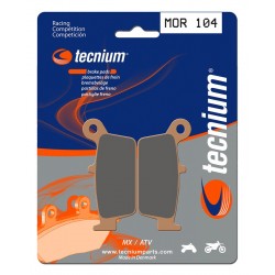 Plaquettes de frein TECNIUM Racing MX / Quad métal fritté MOR104