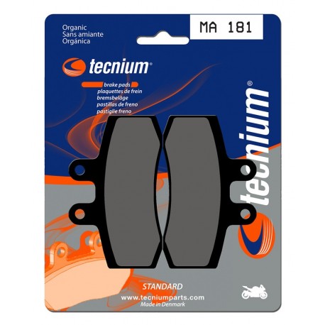 Plaquettes de frein Route organique TECNIUM MA181