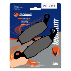Plaquettes de frein route organique TECNIUM MA204
