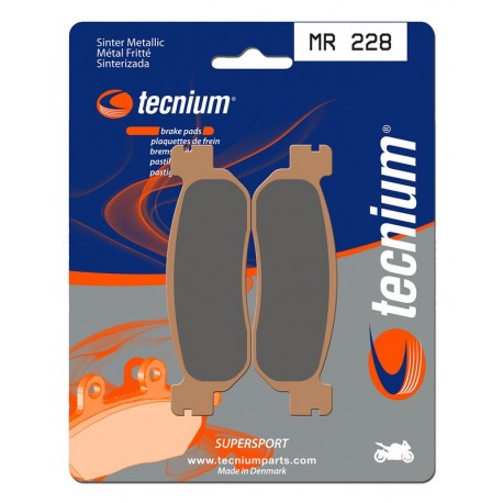 Plaquettes de frein moto TECNIUM Performance métal fritté MR228