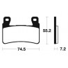 Plaquettes de frein Performance métal fritté TECNIUM MF234 1