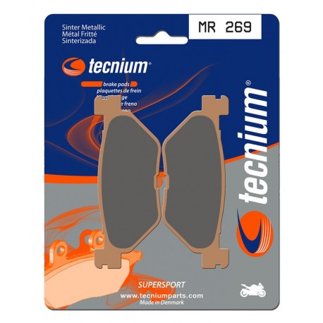 Plaquettes de frein moto TECNIUM Performance métal fritté MR269