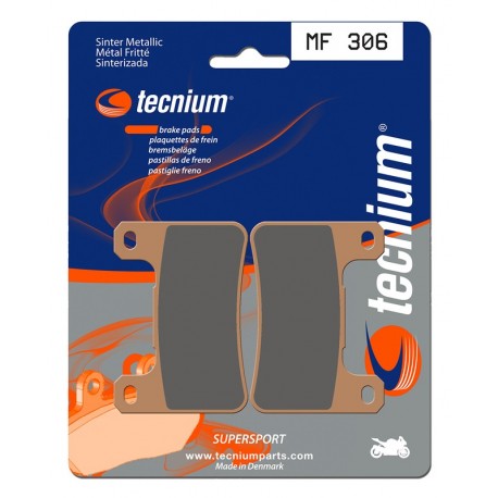 Plaquettes de frein Performance métal fritté TECNIUM MF306