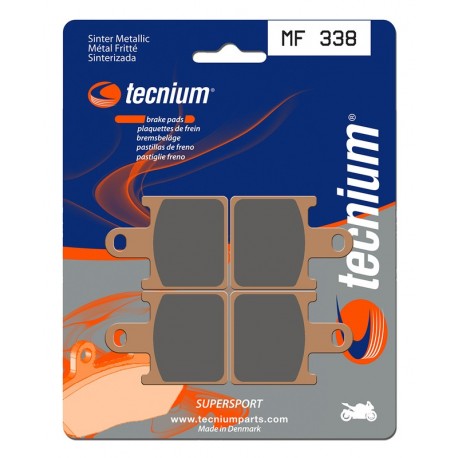 Plaquettes de frein Performance métal fritté TECNIUM MF338