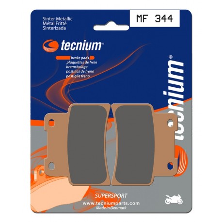 Plaquettes de frein Performance métal fritté TECNIUM MF344