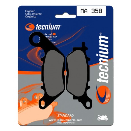 Plaquettes de frein TECNIUM route organique MA358 pour scooter