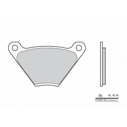 Plaquettes de frein moto BREMBO route carbone céramique