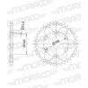 Couronne de transmission moto BMW F650GS F700GS F800GS F800R HUSQVARNA NUDA 1