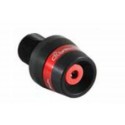 Embouts de guidon Lightech devil series alu rouge Yamaha FZ6