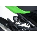 Support d'échappement R&G RACING KAWASAKI 250 NINJA 400 NINJA Kit suppression repose-pieds arrière