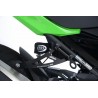 Support d'échappement R&G RACING KAWASAKI 250 NINJA 400 NINJA Kit suppression repose-pieds arrière 0