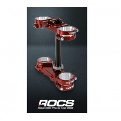 Té de fourche ROCS X-TRIG Honda CRF250R CRF250RX CRF450R CRF450RX Déport (mm) 22-24