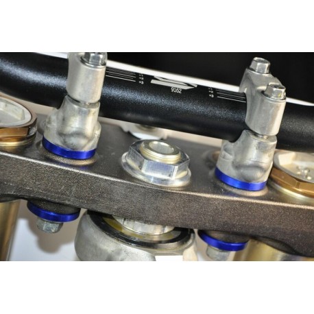 Douilles SCAR alu YAMAHA YZ-F FANTIC XXF XEF pour pontet de guidon